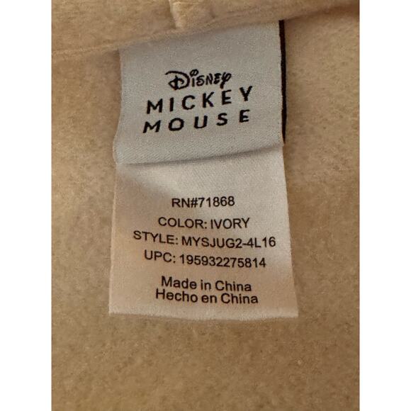Embroidered Mickey Mouse (Disney) hooded zip up - Picture 4 of 5